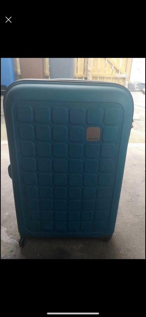 tripp turquoise suitcase